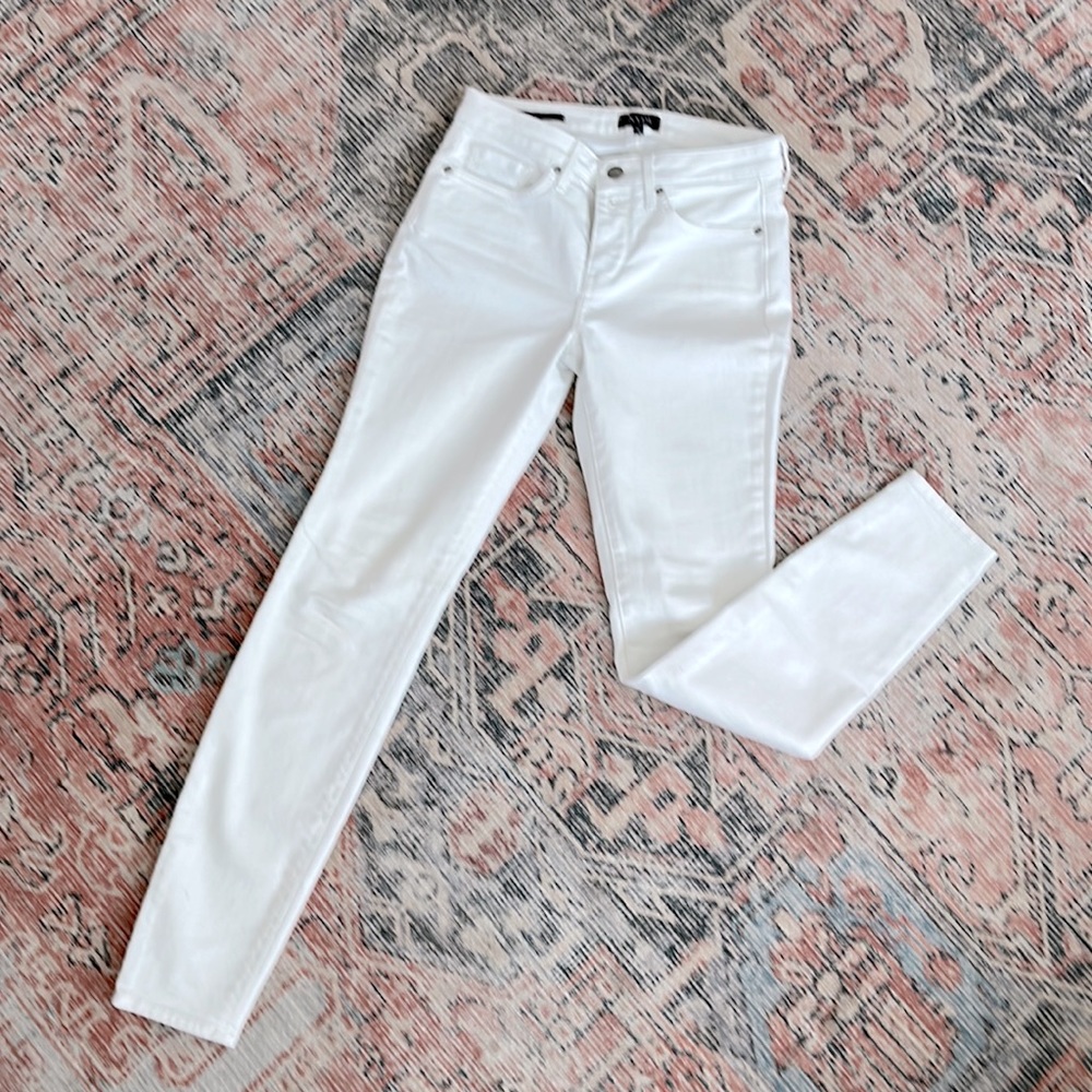 NYDJ white skinny jeans